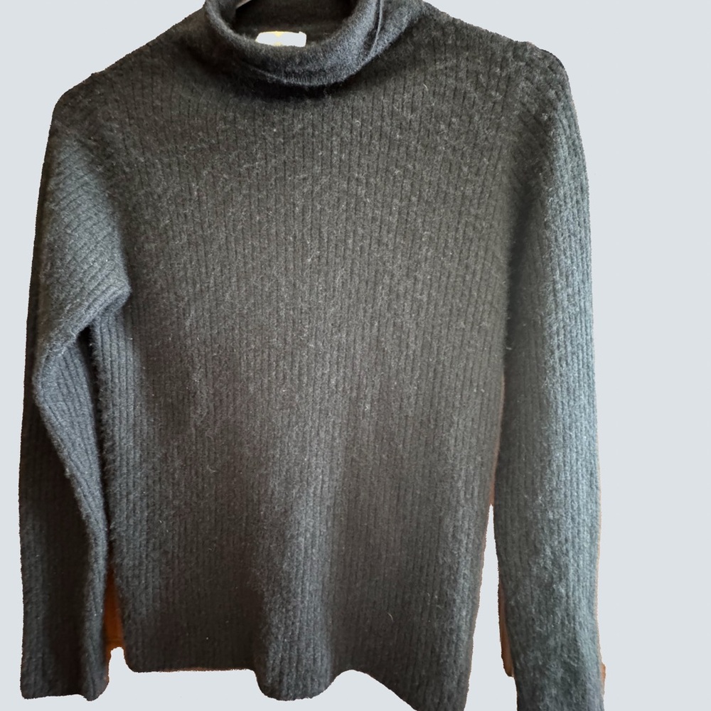 Classic Black Turtleneck Sweater